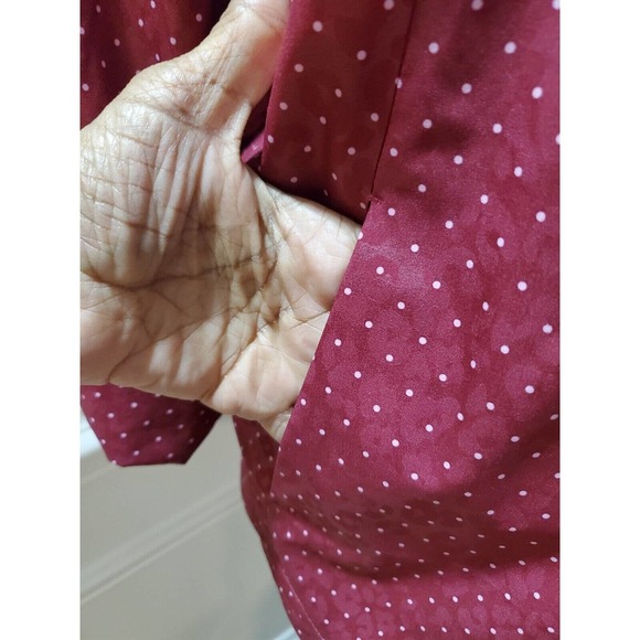 Chico's Women's Red Polyester Long Sleeve Buttons Front Casual Jacket Size 3X - Picture 6 of 12